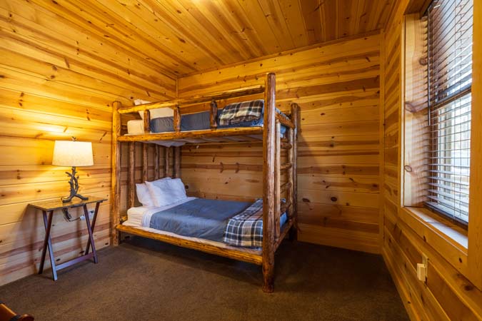 Dining space for family meals at Little Pine Cabin